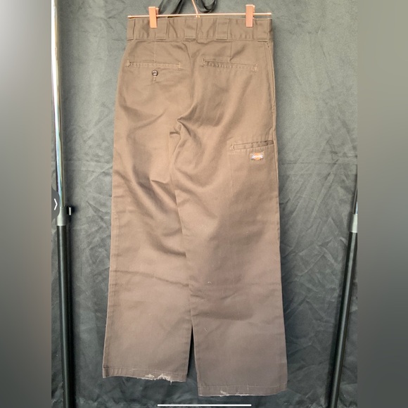 Dickies double knee loose fit deep brown pants - Picture 3 of 6